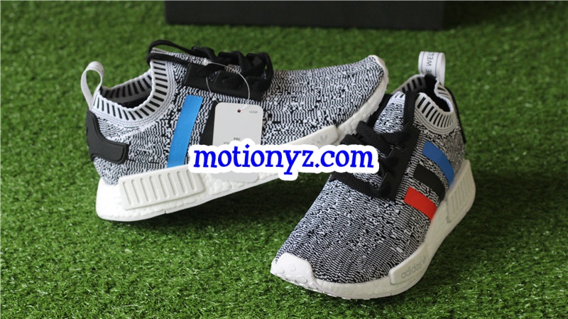 Real Boost Adidas NMD R1 Primiknit Tri Color Grey